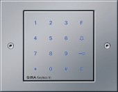 Gira kódovací klávesnice Keyless In, TX_44 alu